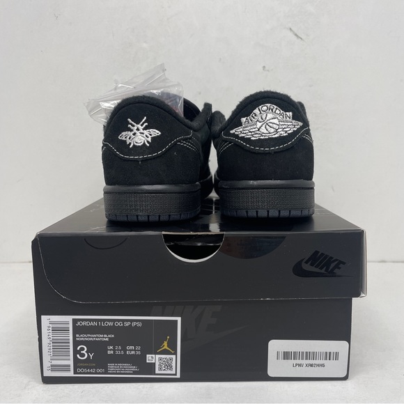 Nike Air Jordan 1 Retro Low SP Travis Scott “Black Phantom” 2023 - Picture 4 of 4